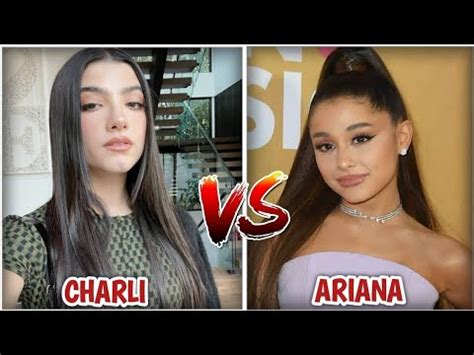 Ariana Grande Vs Charli D Amelio Lifestyle Comparison Youtube