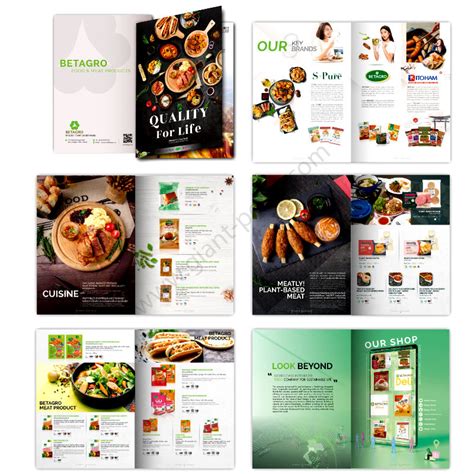 Food Product Catalogue Design