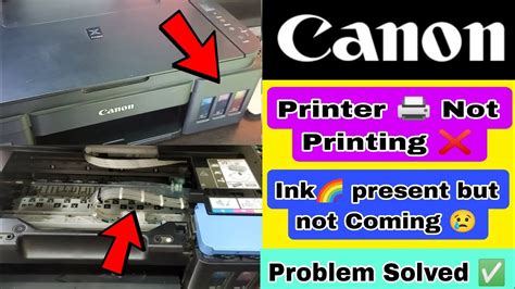 Canon Printer Ink Problem How To Fix Canon Printer Blank Print