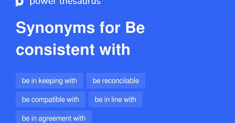 Be Consistent With Synonyms Words And Phrases For Be Consistent With