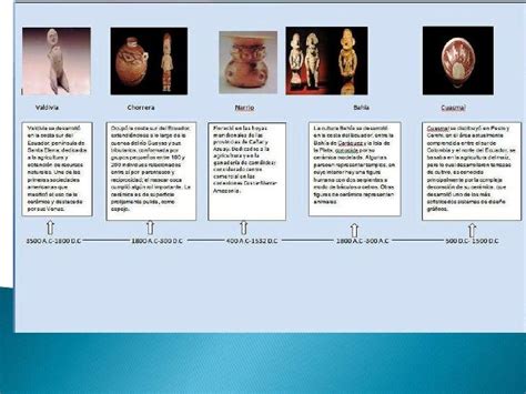 Cronología De Las Culturas Precolombinas Del Ecuador