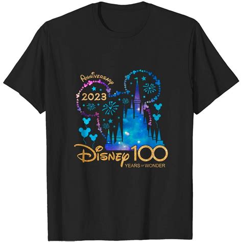 Disney 100th Anniversary T Shirt Disney 100 Year Of Wonder Anniversary