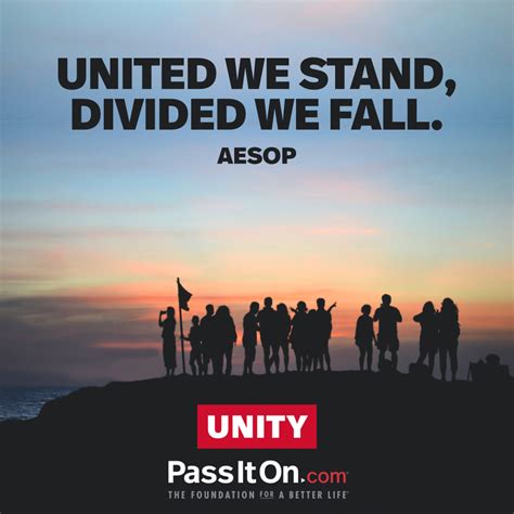 United We Stand Divided We Fall Quote