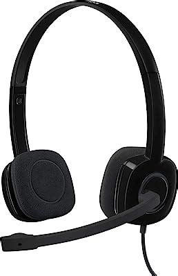 Amazon In Buy Logitech H Wired On Ear Headphones With Mic Black