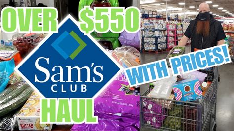 Huge Sams Club Haul 35 With Prices Youtube