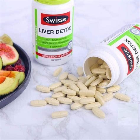 Viên Uống Bổ Gan Và Thải Độc Gan Swisse Liver Detox Hộp 120 Viên Nhà