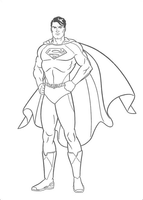 Disegni Di Superman Da Colorare Pianetabambini It