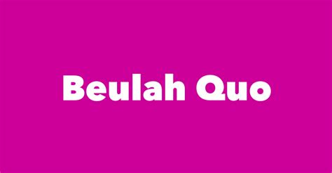 Beulah Quo - Spouse, Children, Birthday & More