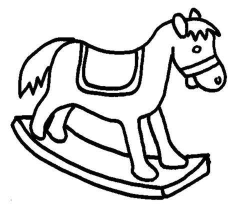 Coloriage Du Cheval Bascule T Te Modeler