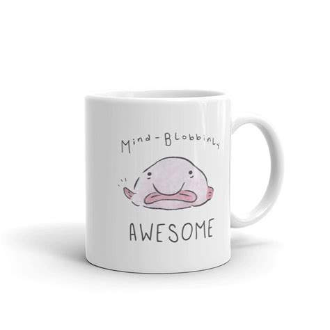 Quirky Mug Blobfish Mug Blobfish Coffee Cup Funny Mug Etsy