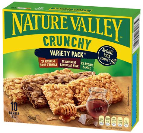 Assortiment barres Granola énergétiques Nature Valley