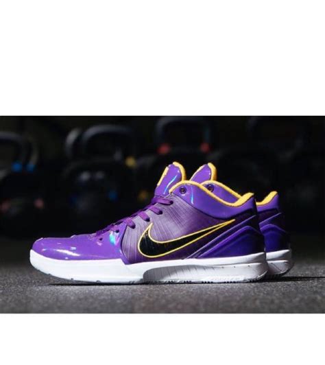 Kobe Purple And Gold - Nike Zoom Kobe 7 Black Yellow Gold Purple 436311 ...