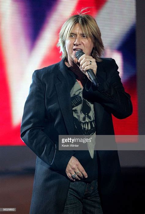 Singer Joe Elliott Ofthe Band Def Leppard Performs Onstage During