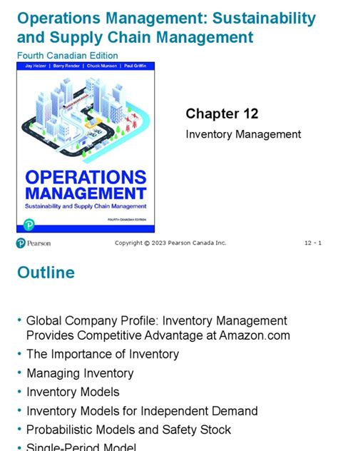 Chapter 12 Inventory Management Pdf Inventory Business