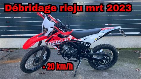 Débridage Rieju Mrt 50cc 2023 Moteur Am6 Norme Euro 5 Youtube