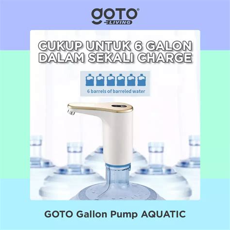 Jual Goto Living Goto Aquatic Pompa Galon Elektrik Dispenser Air Minum