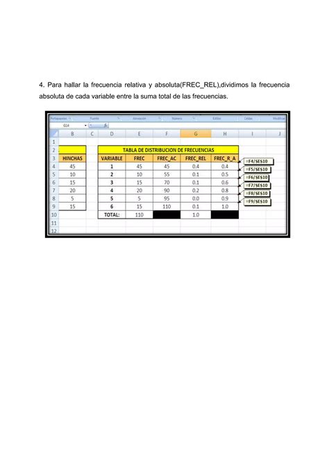 Distribucion De Frecuencias Pdf Descarga Gratuita