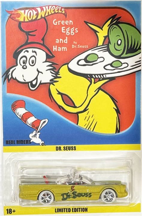 Yellow Batmobile Custom Hot Wheels Dr Seuss Series W Rr Transportation