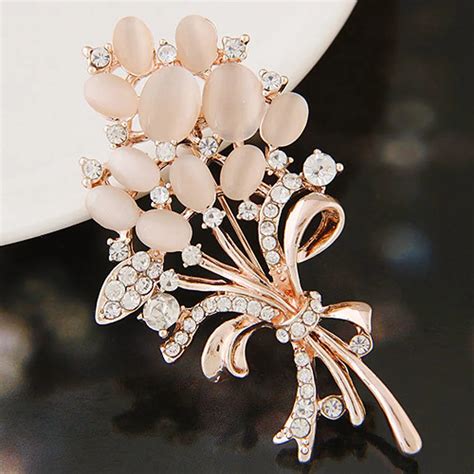 2018 New Rhinestone Brooches For Women Vintage Fashion Female Jewelry