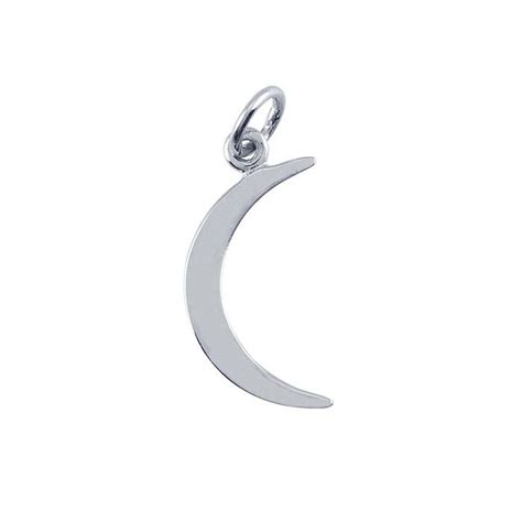 Sterling Silver Crescent Moon Charm