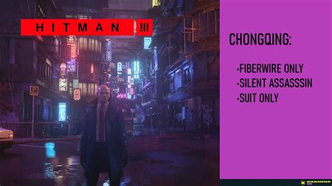 Hitman 3 Chongqing Fiberwire Only Silent Assassin Suit Only Saso