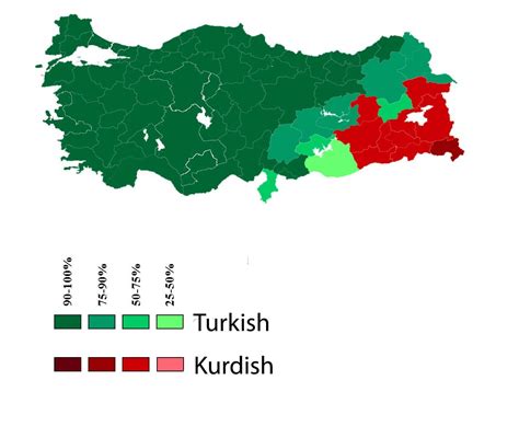 Linguistic Map of Turkey (Fixed) (OC) [1219x1002] based on the 1965 ...