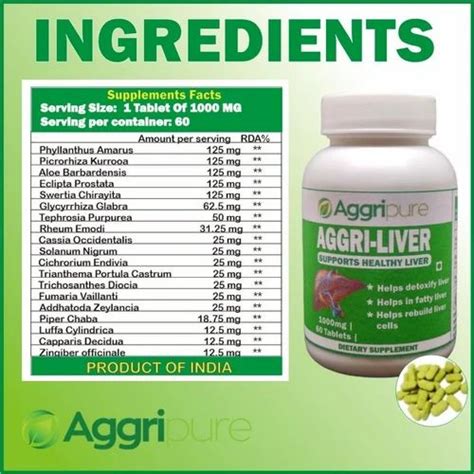 Liver Ki Ayurvedic Medicine Aggri Liver Mg Tablets At Rs