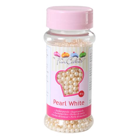 Perles En Sucre Nacr E Blanche Funcakes Patissea