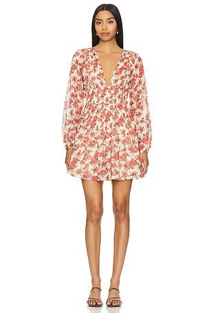 Free People Pradera Mini Dress In Red Revolve