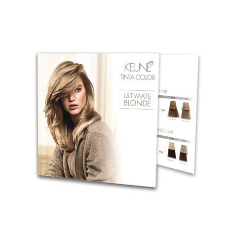 Keune Ultimate Blonde Swatch Card Salondirect