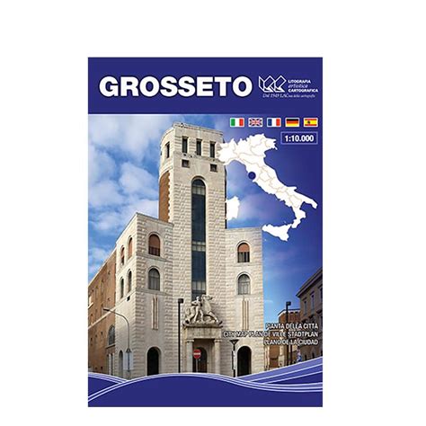 Grosseto Carta tematica di città scala 1 10 000 LACasadellacartografia