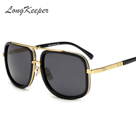 Αγορά Άνδρες S γυαλιά Longkeeper Oversized Men Sunglasses Men