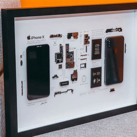 Iphone Disassembly Tech Art Iphone X Teardown Templates Etsy Photo