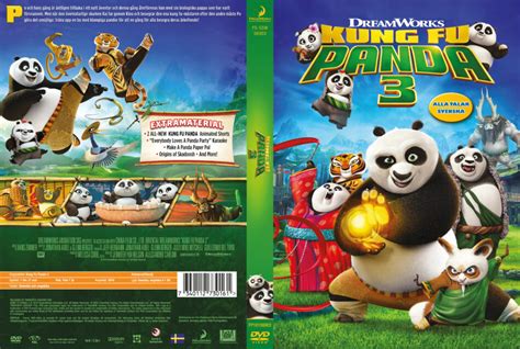 Kung Fu Panda 3 dvd cover (2016) R2 Swedish