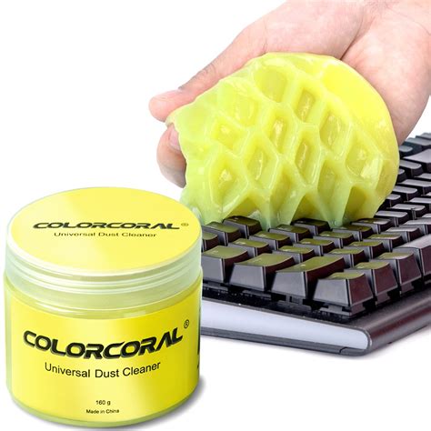 Colorcoral Keyboard Cleaner Universal Hepa Filter Cleaning Gel For Pc