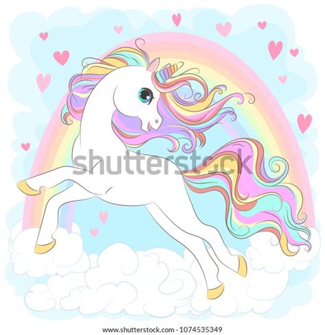 Resultado De Imagen Para Dibujo Unicornio Y Arcoiris Infantil