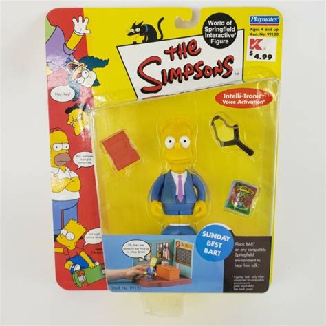 The Simpsons World Of Springfield Interactive Figures Sunday Best Bart