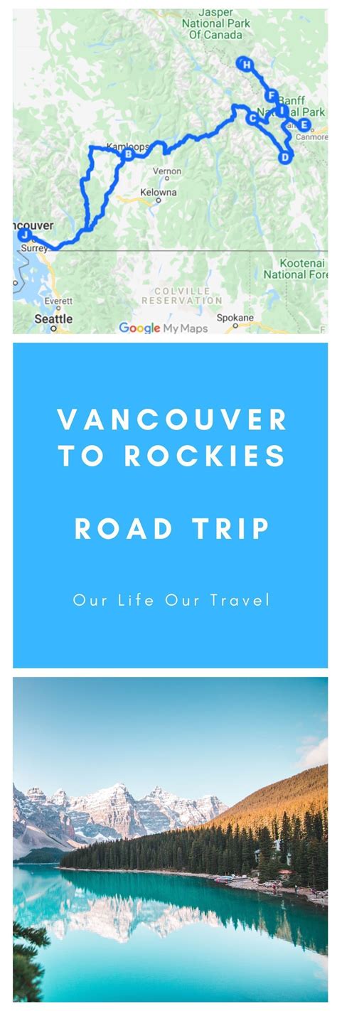 Canadian Rockies Road Trip From Vancouver To Banff Day Itinerary