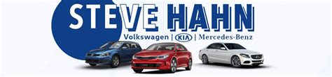cars  sale steve hahn vw kia mercedes benz  car dealer