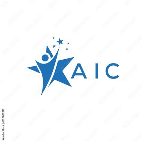 Aic Letter Logo White Background Aic Business Finance Logo Design