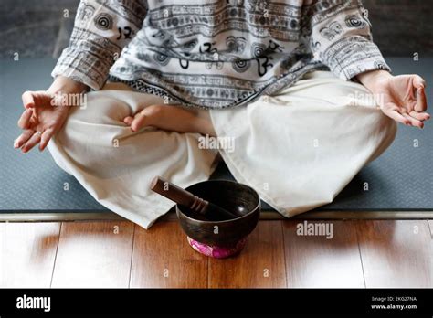 Tibetan Bowl Is Used In Sound Therapy Meditation And Yoga Buddhist