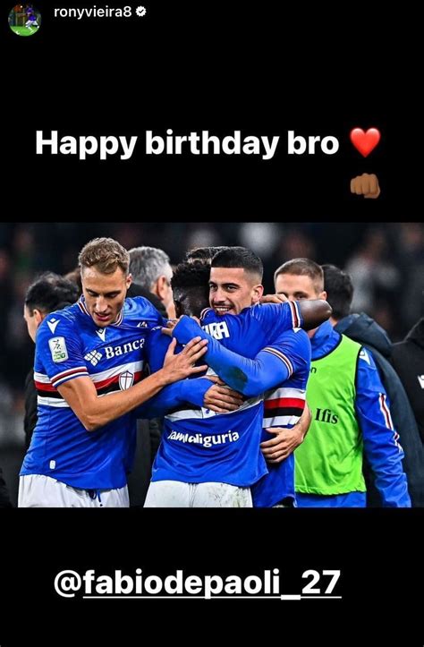 Social Sampdoria Depaoli Compie Gli Anni Tutti Gli Auguri