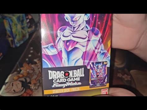 Dragonball Super Card Game Fusion World Frieza Starter Deck Opening