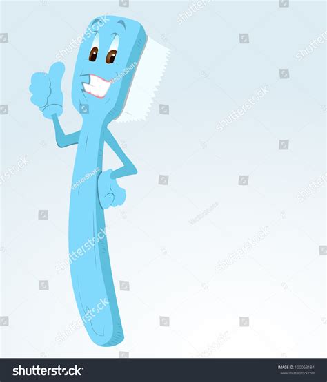Cartoon Toothbrush Stock Vector (Royalty Free) 100063184 | Shutterstock