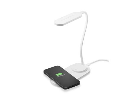 Cellularline Lampe Led Lumen Avec Chargeur Sans Fil W W Blanc