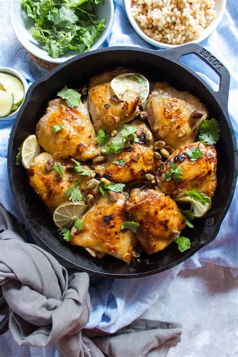 Honey Lime Garlic Chicken With Pistachios Carmy Easy Healthy Ish Recipes