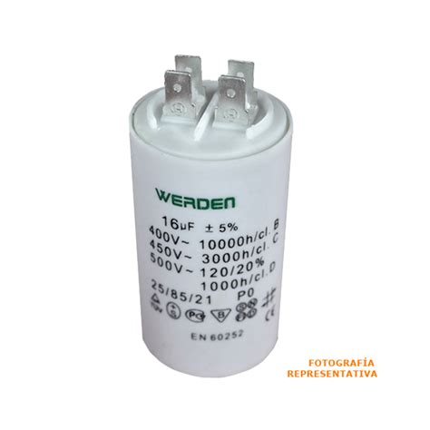 Capacitador Condensador 450 V Para Motor De 12 UF Microfaradios MF