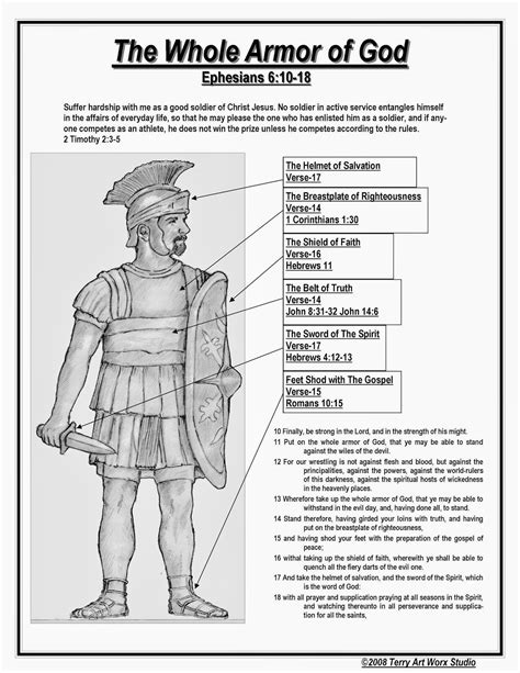 Putting On The Full Armor Of God Armor Of God Bible Knowledge Bible Lessons