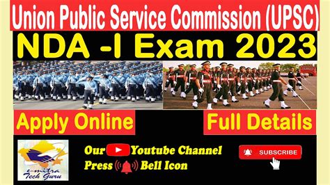 Nda Exam Upsc Nda Exam Form Apply Online Army Navy Airforce