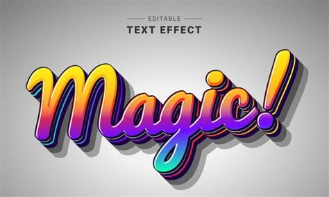 Premium Vector Editable Text Effect For Illustrator